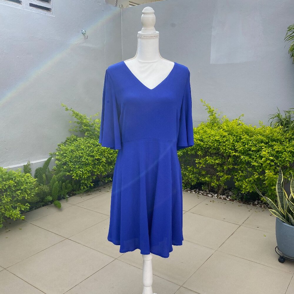 London Times Dress / Size 10 / Blue